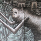Close-up of Phlegm wall mural